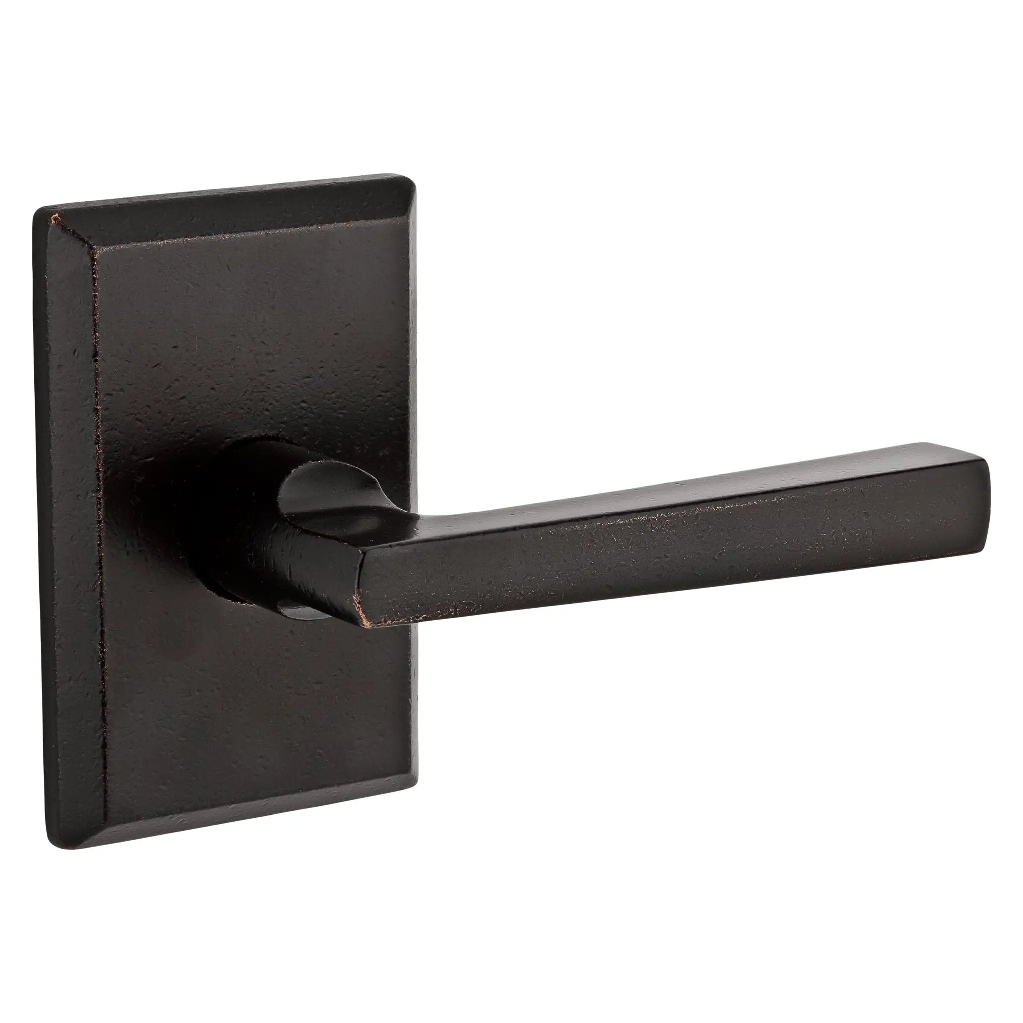 Baldwin Reserve Taper Lever and Rustic Square Rose by Baldwin