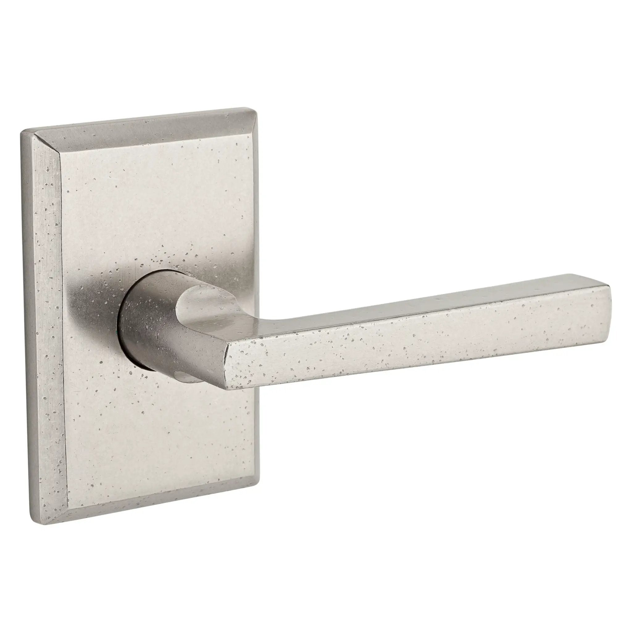 Baldwin Reserve Taper Lever and Rustic Square Rose by Baldwin