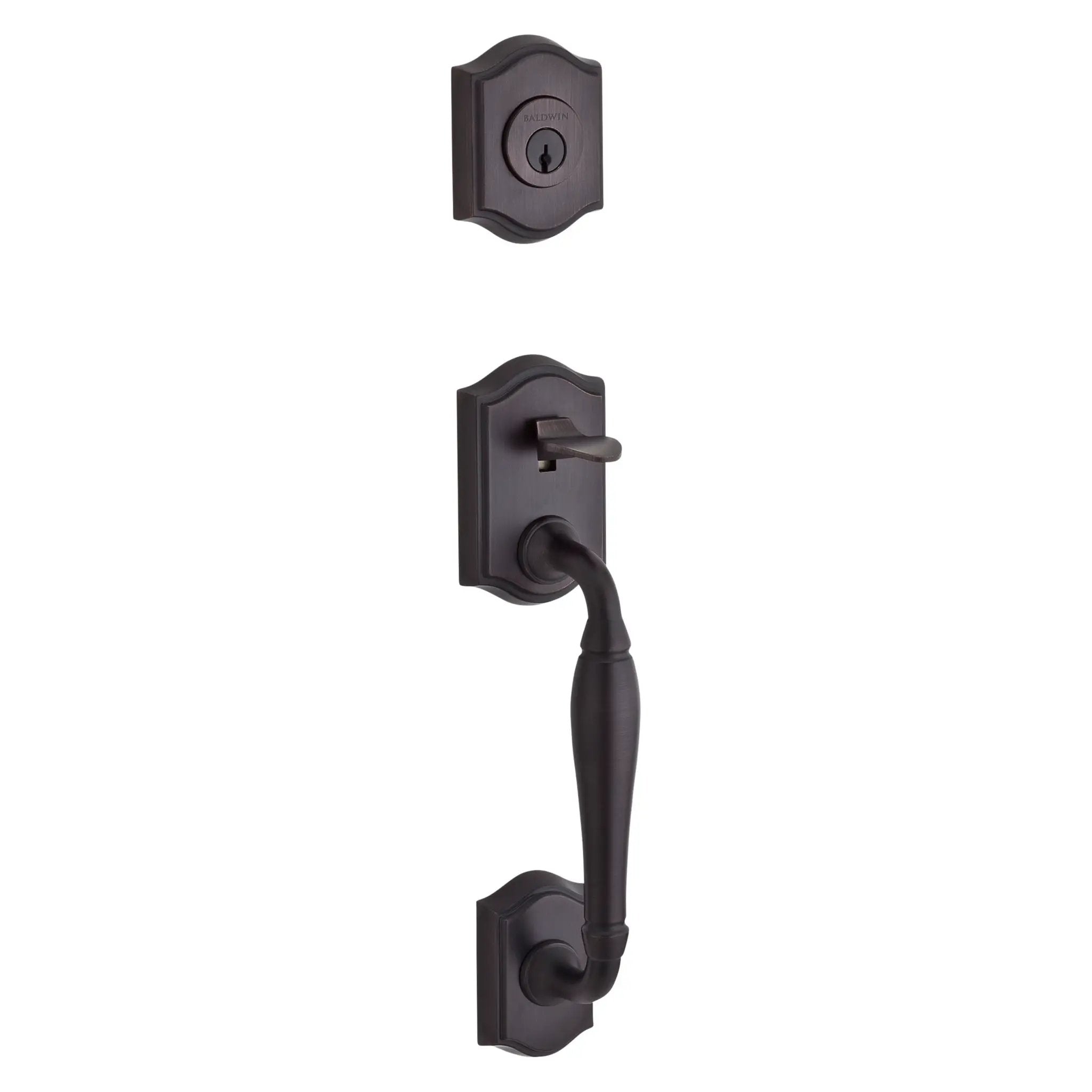 Baldwin Reserve Westcliff Handleset x Federal Lever with Square Interior by Baldwin
