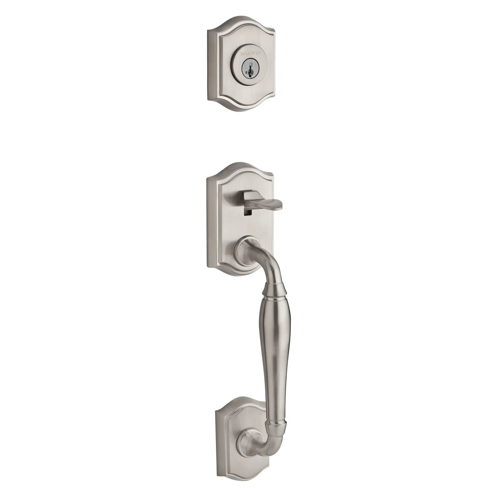 Baldwin Reserve Westcliff Handleset x Federal Lever with Square Interior by Baldwin