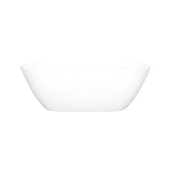 matte white bathtub