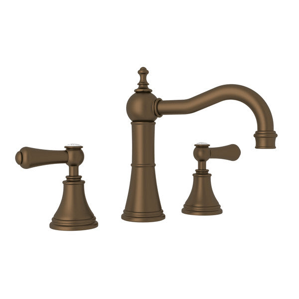 Rohl Perrin & Rowe Georgian Era Widespread Lavatory Faucet with Column Spout