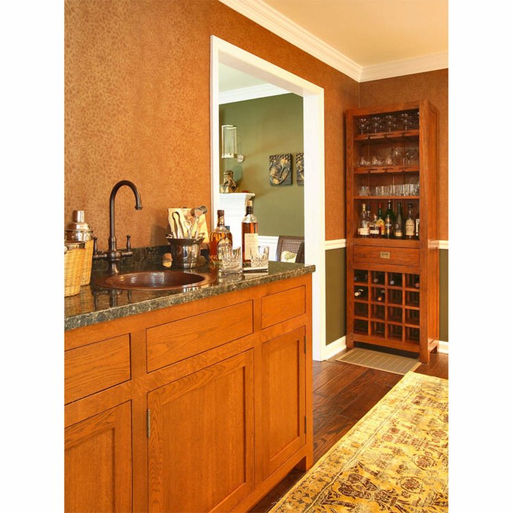 weathered copper sink