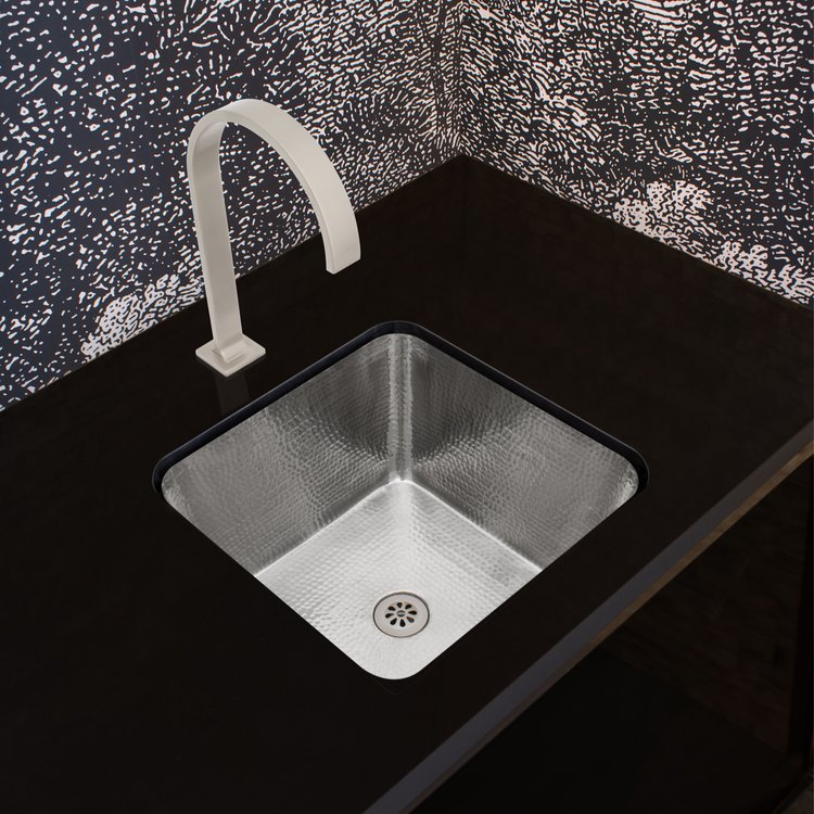 satin stainless steel sink