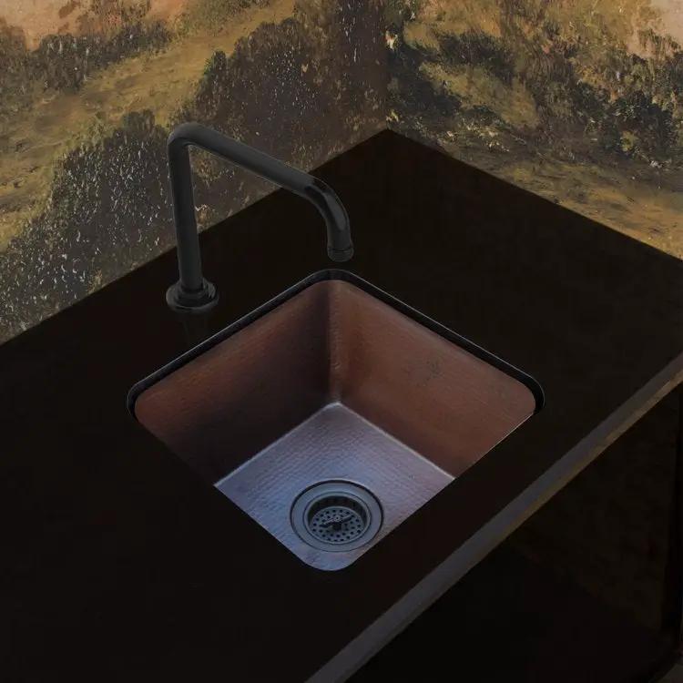 dark bronze sink