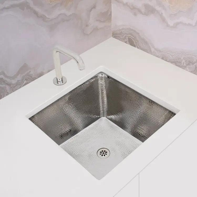 satin stainless steel sink