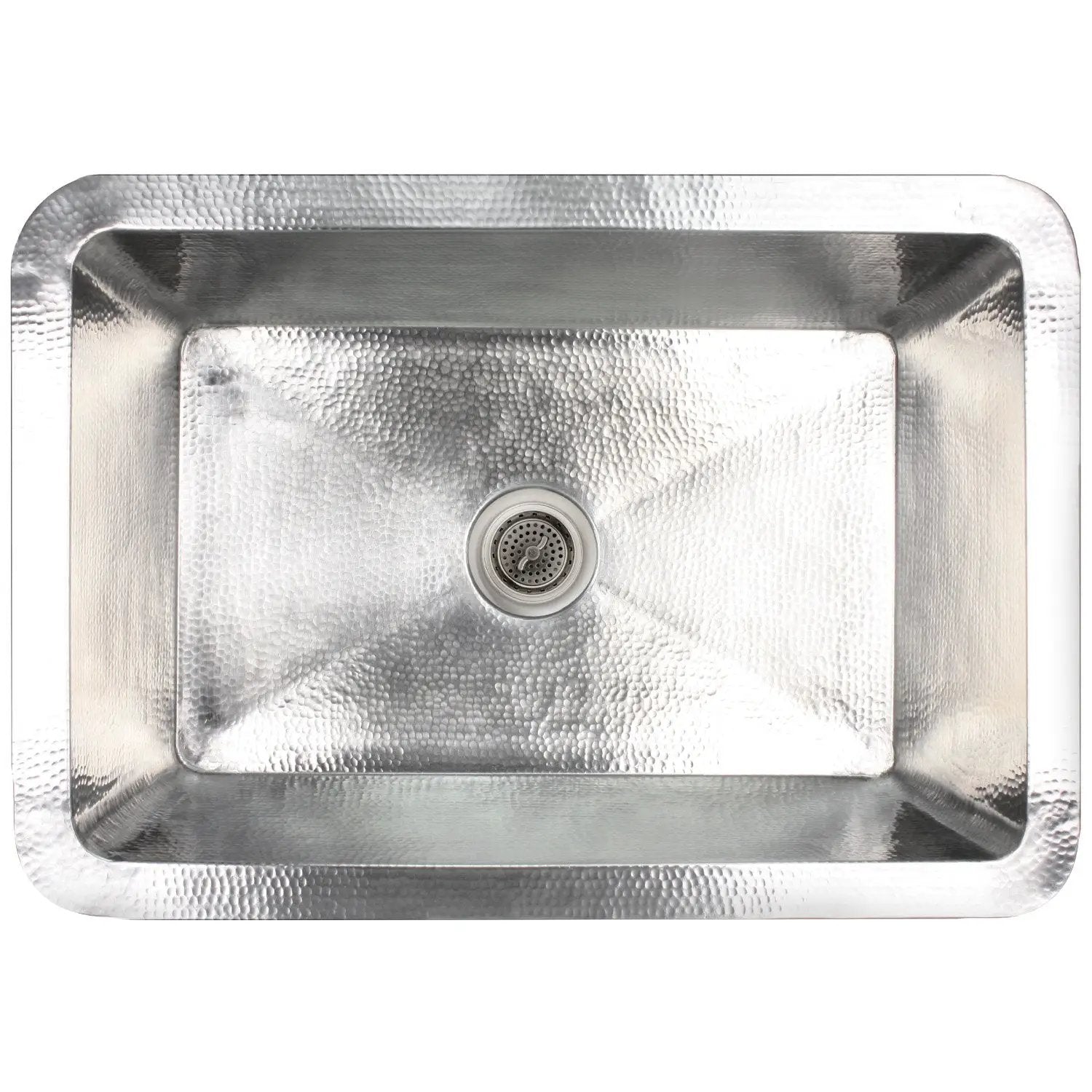 Linkasink Hammered Single Bowl Drop-In or Undermount Kitchen Sink 30" by Linkasink