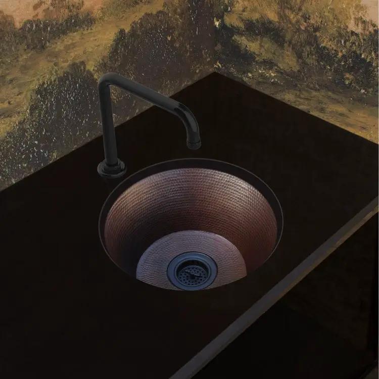 dark bronze sink