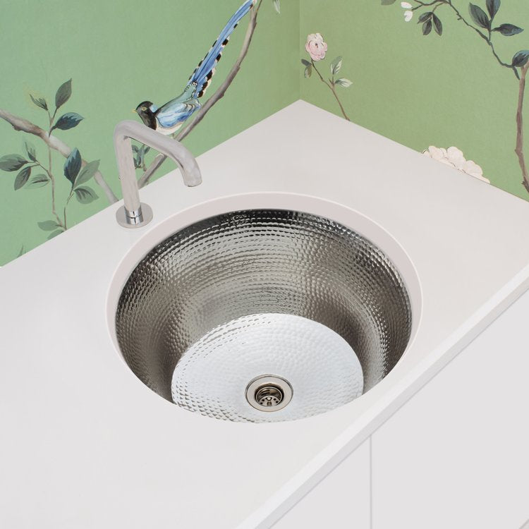 polished stainless steel sink