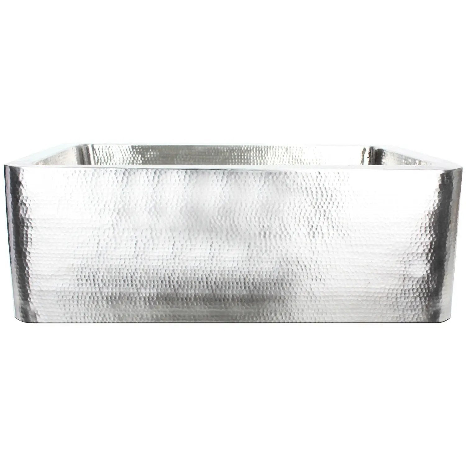 Linkasink Hammered Farm House Single Bowl Kitchen Sink 33" by Linkasink
