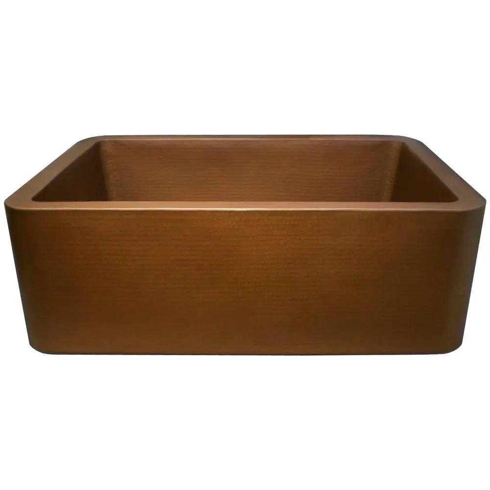 Linkasink Hammered Farm House Single Bowl Kitchen Sink 30" by Linkasink