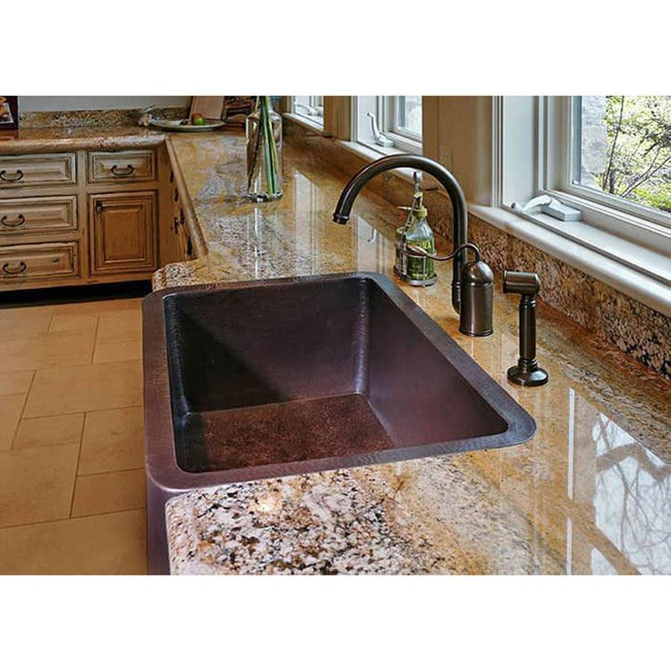 dark bronze sink