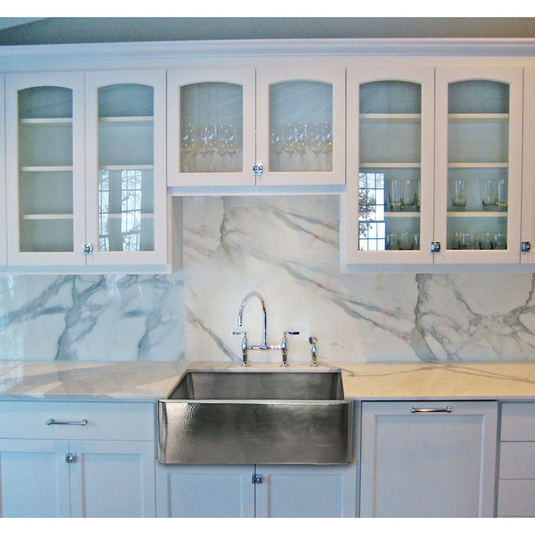 satin stainless steel sink