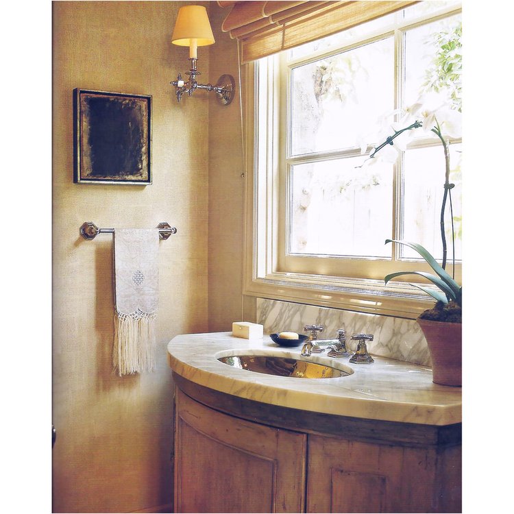 polished nickel sink