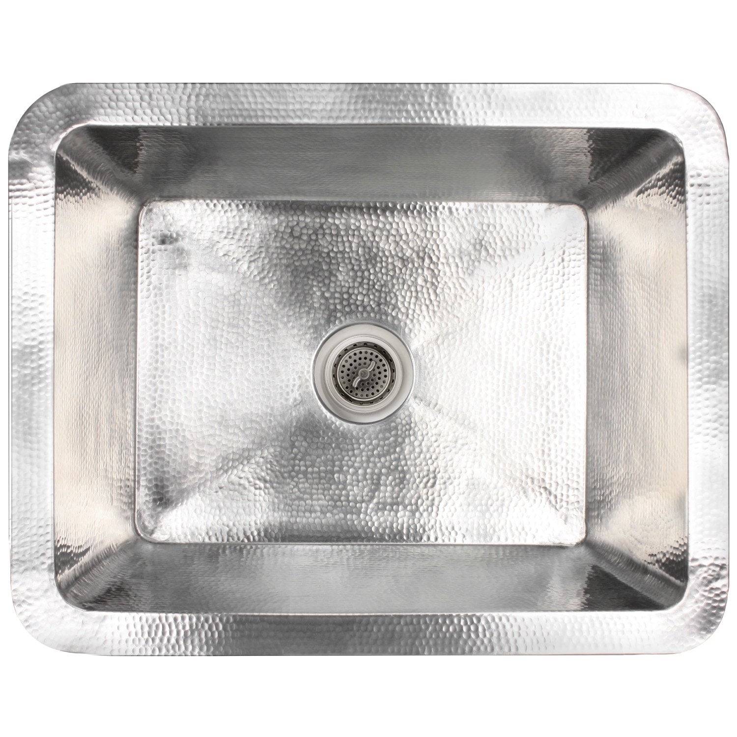 Linkasink Hammered Kitchen Sink Single Undermount Sink 25"