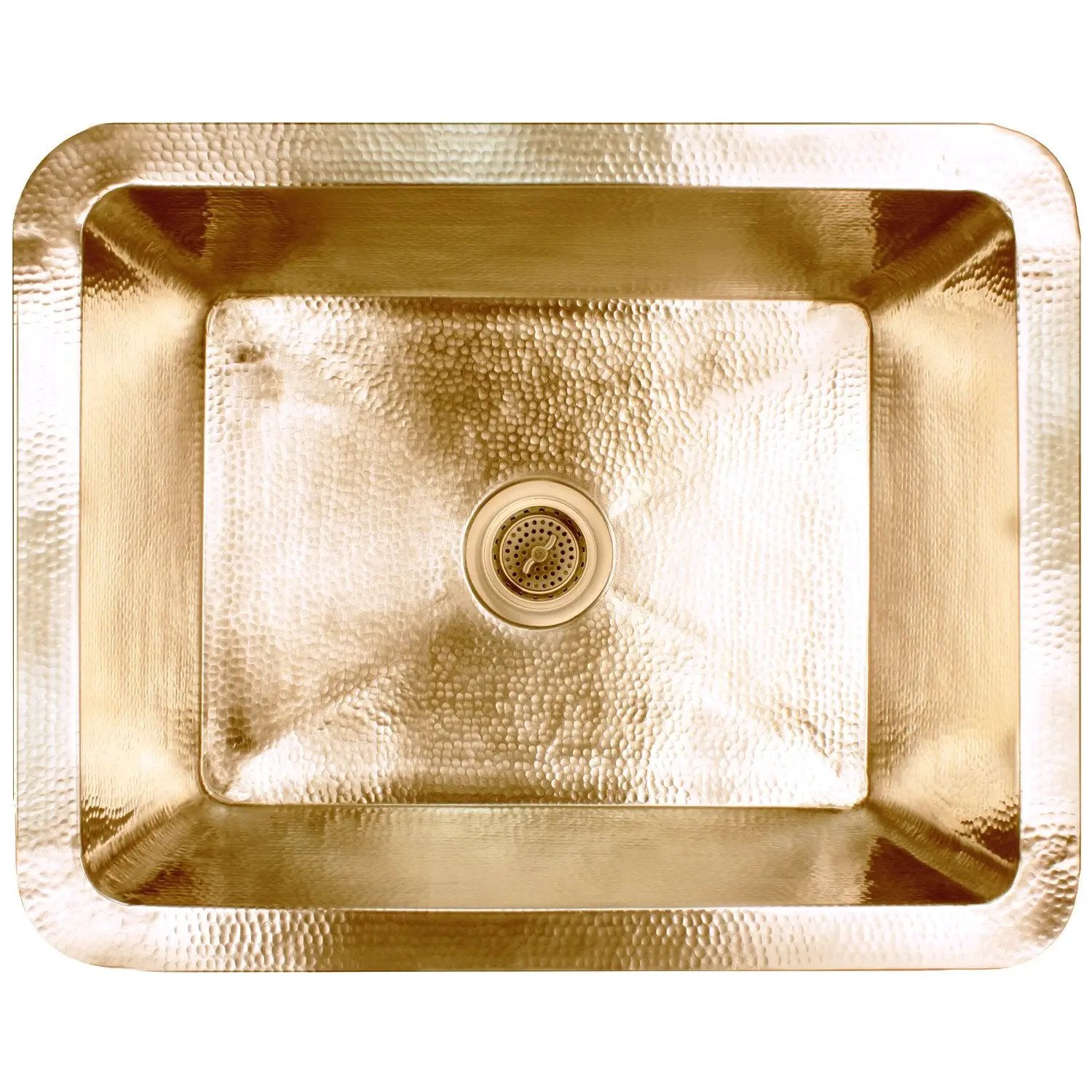 Linkasink Hammered Kitchen Sink Single Undermount Sink 25" by Linkasink
