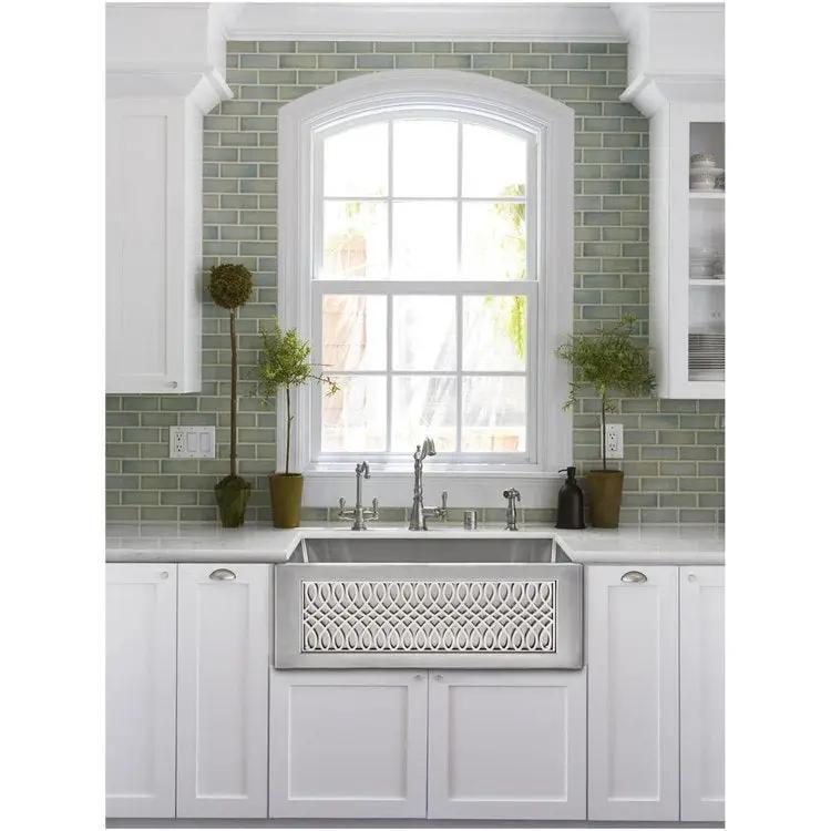 satin stainless steel sink