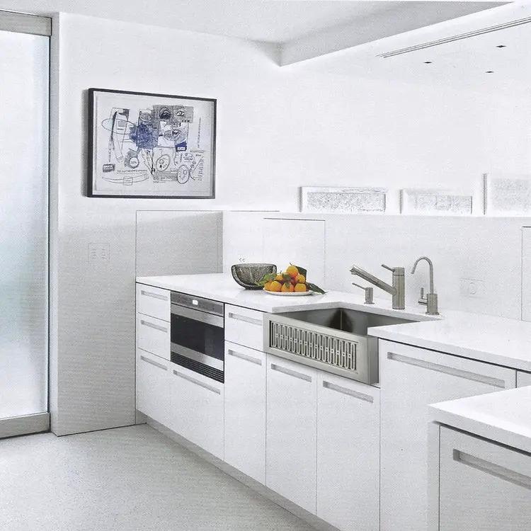 satin stainless steel sink