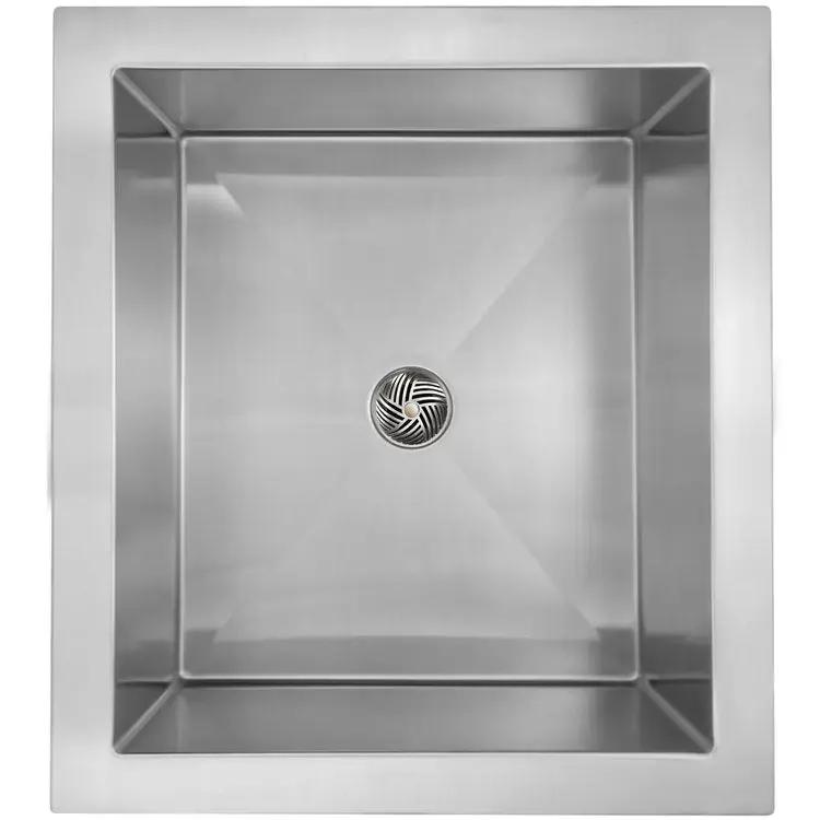 satin stainless steel sink