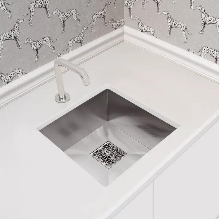 satin stainless steel sink