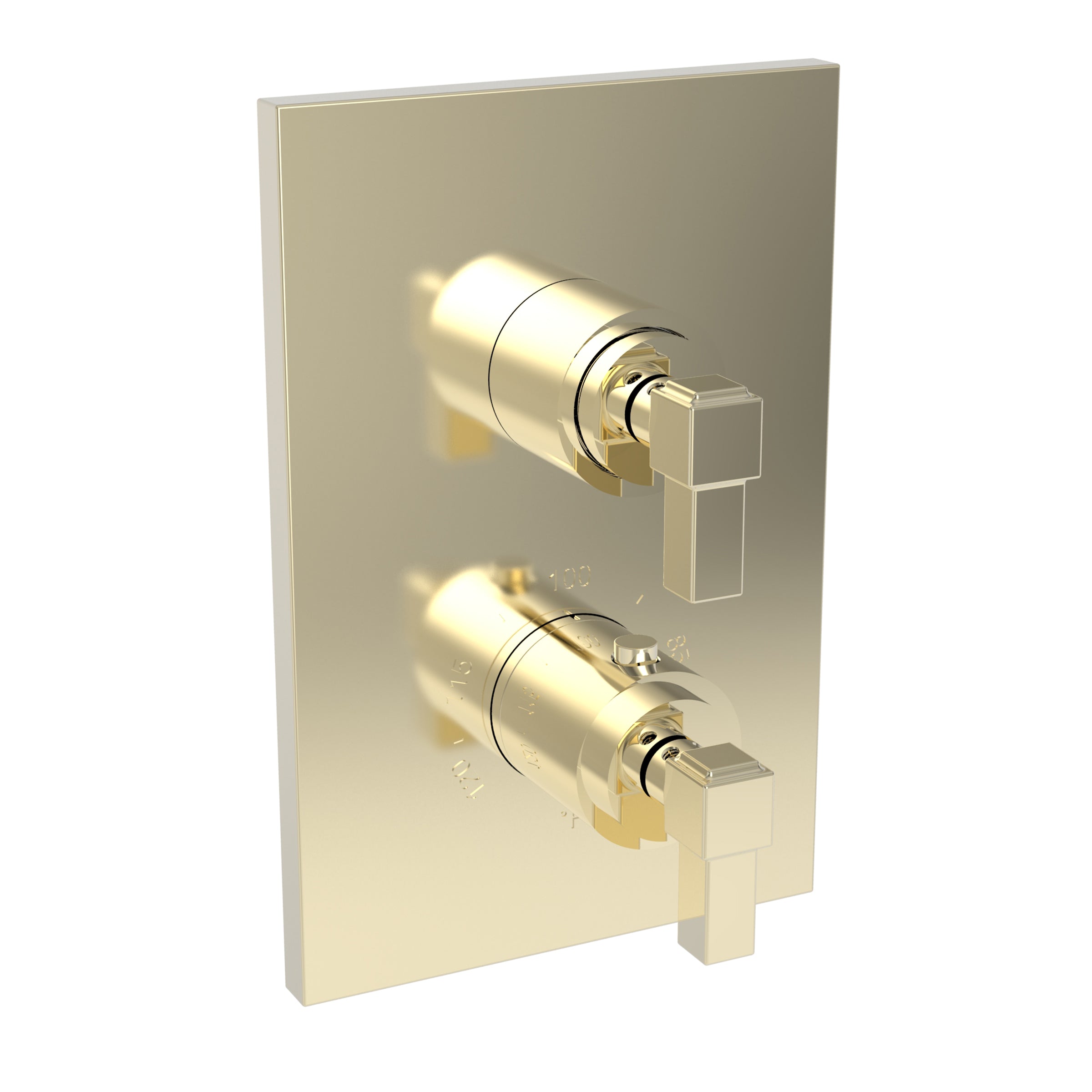 Newport Brass Malvina 1/2" Square Thermostatic Trim Plate with Handle