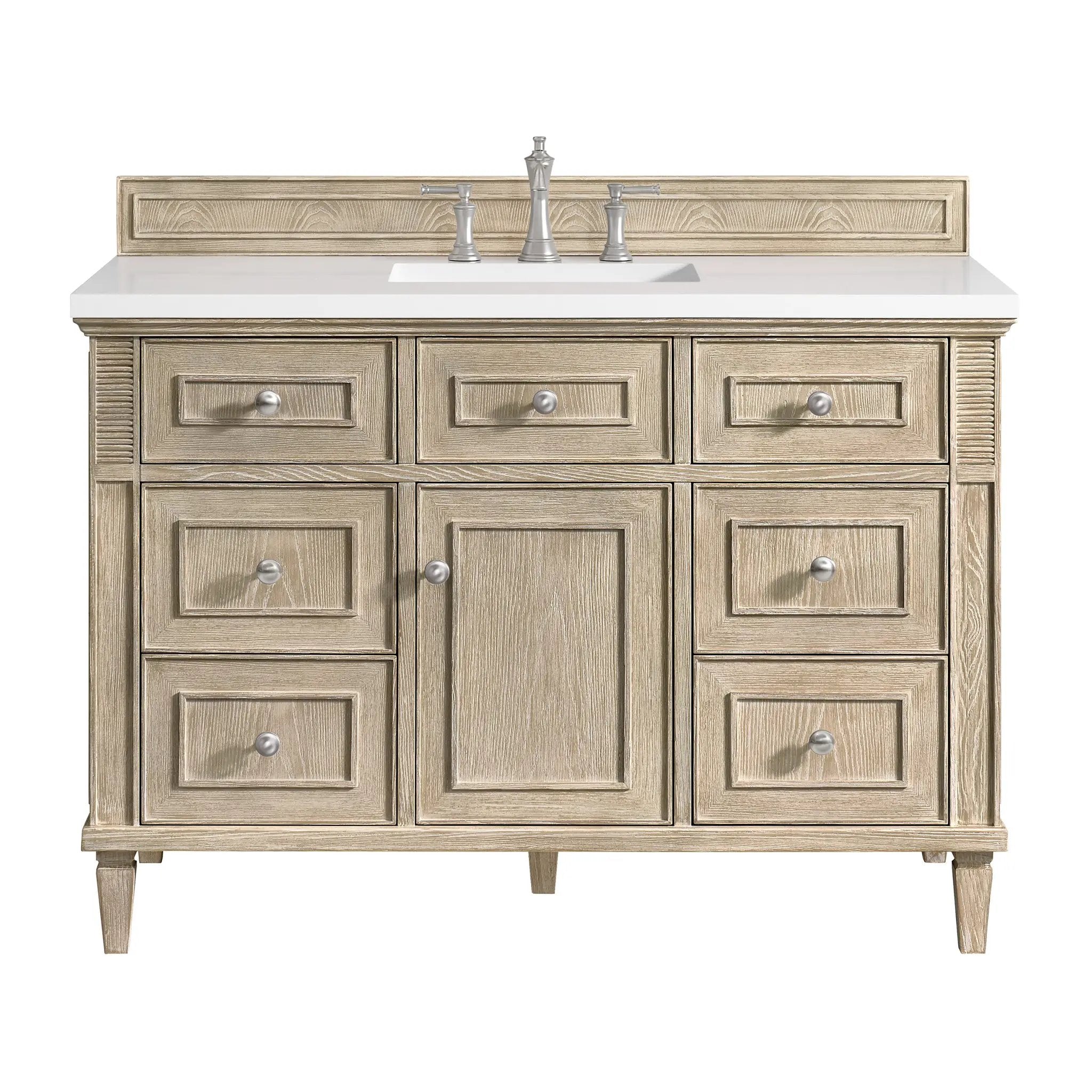 James Martin Lorelai 48" Single Vanity Set - Whitewashed Oak by James Martin Vanities