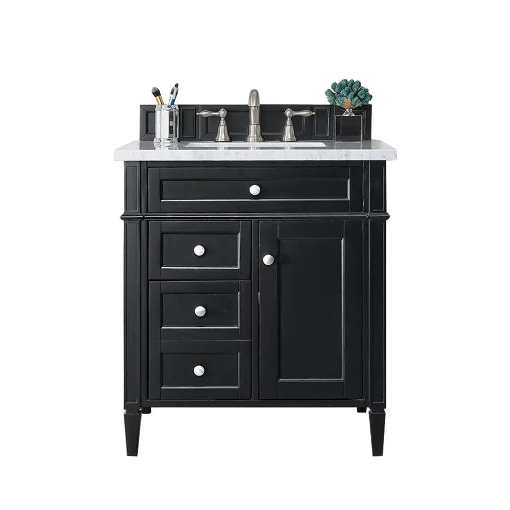 James Martin Brittany 30" Single Vanity Set - Black Onyx by James Martin Vanities