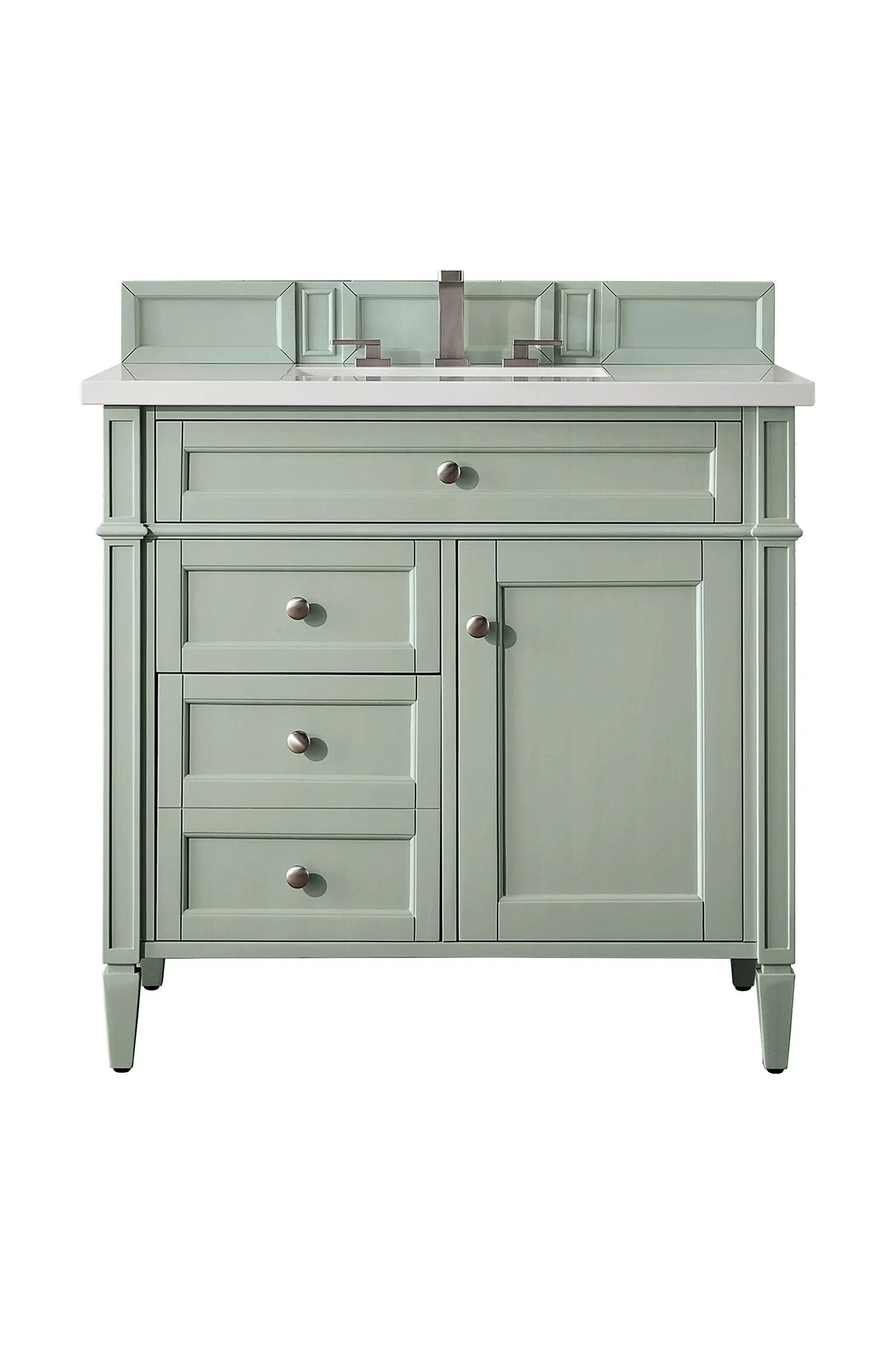 James Martin Brittany 36" Single Vanity Set - Sage Green by James Martin Vanities