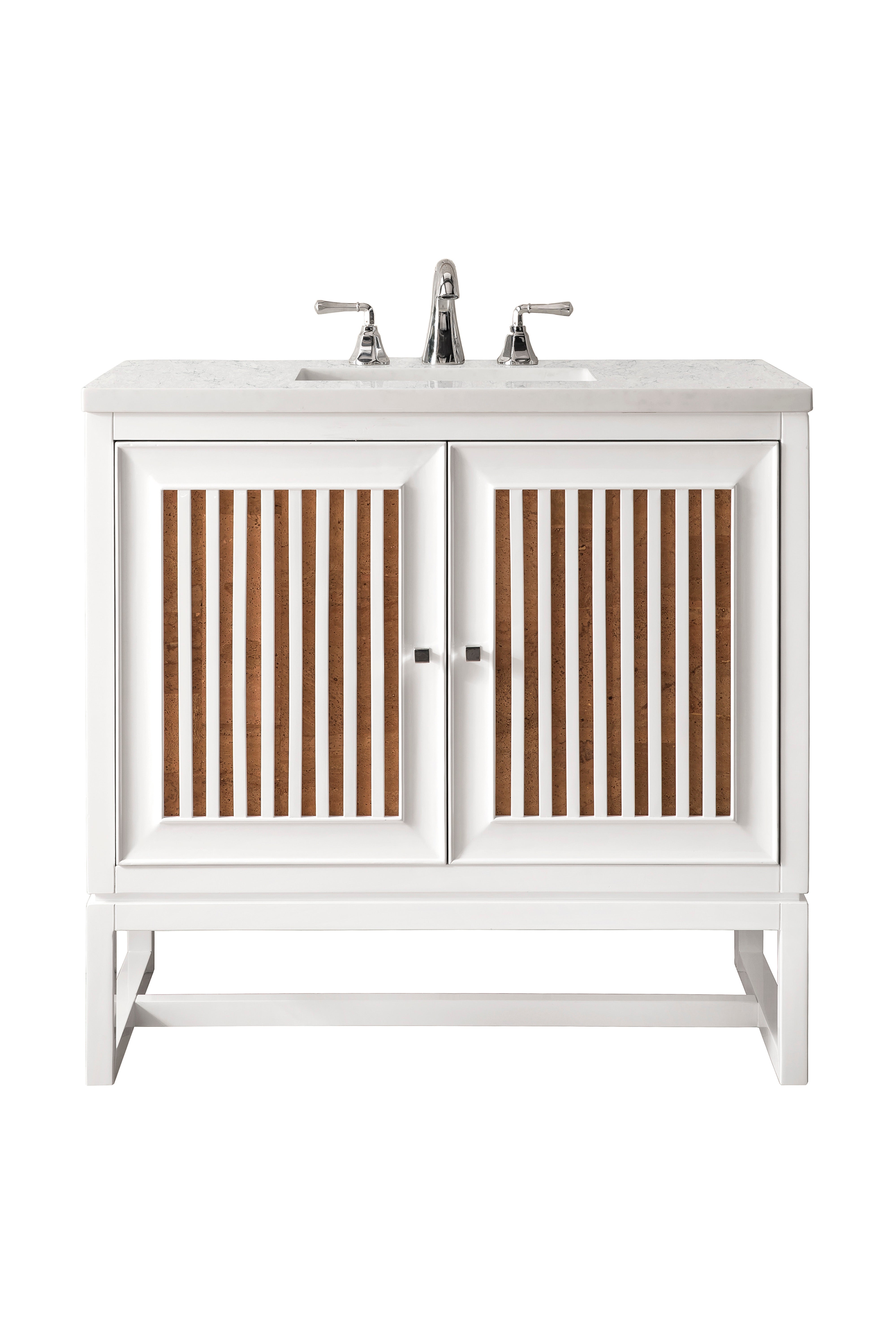 James Martin Vanities Athens 30" Single Vanity - Glossy White