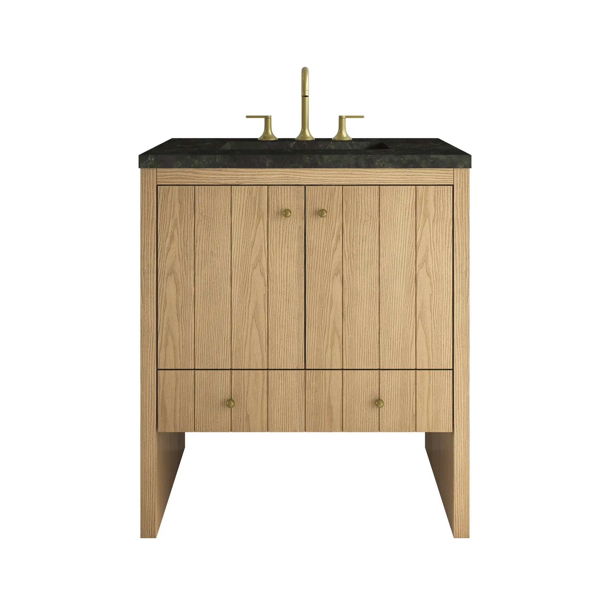 James Martin Hudson 30" Single Vanity Set - Light Natural Oak by James Martin Vanities