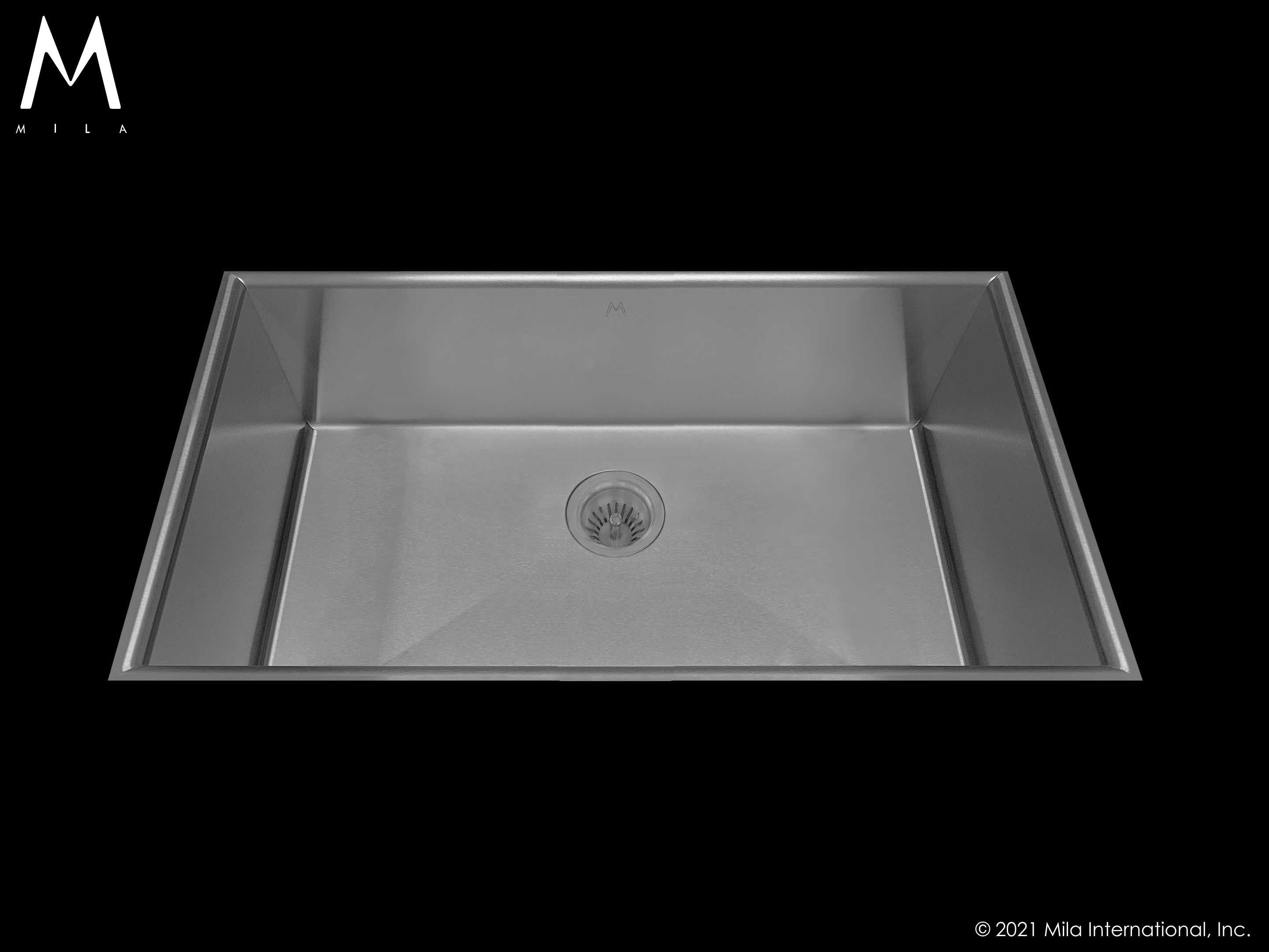 satin brushed ss kitchen sink