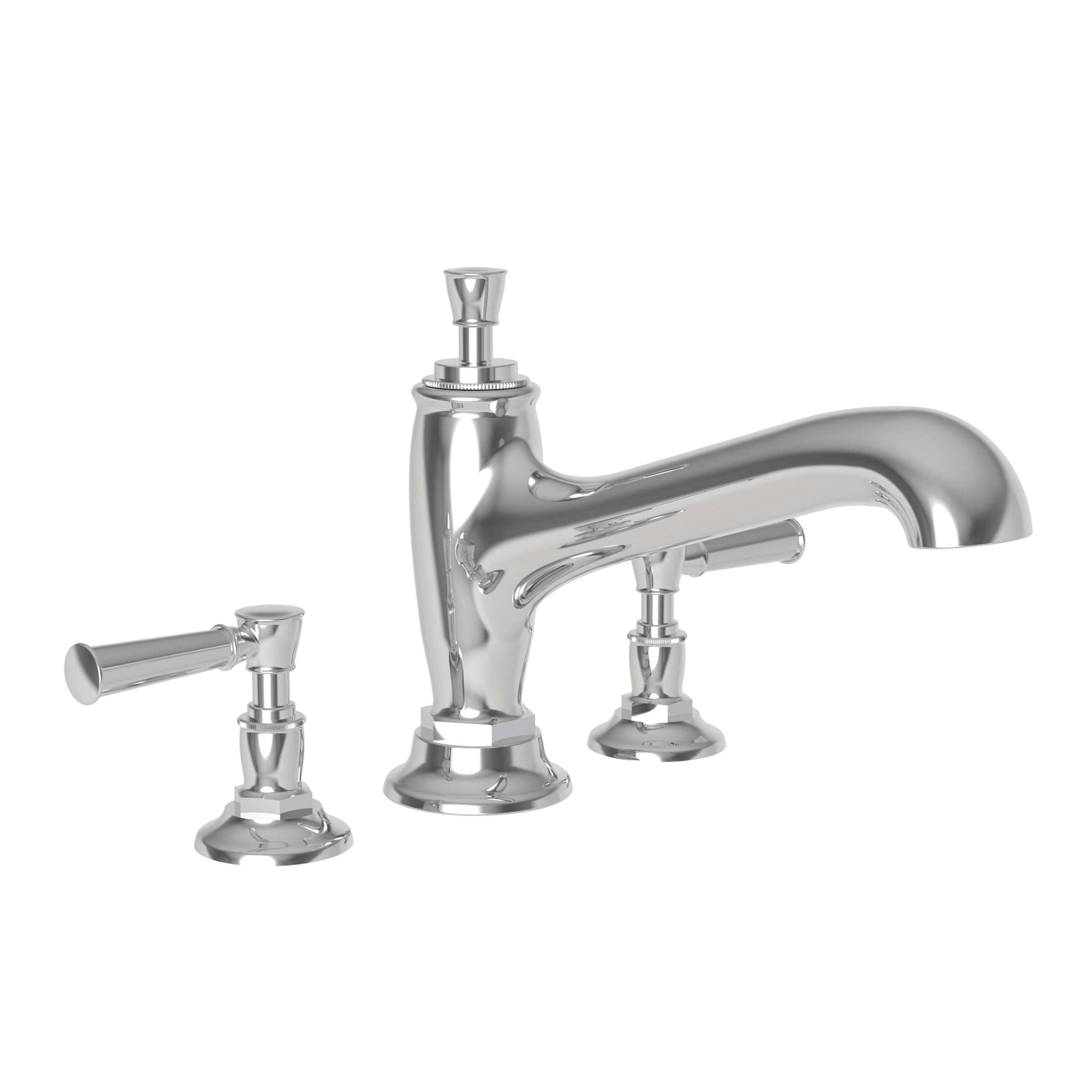 polished chrome tub faucet