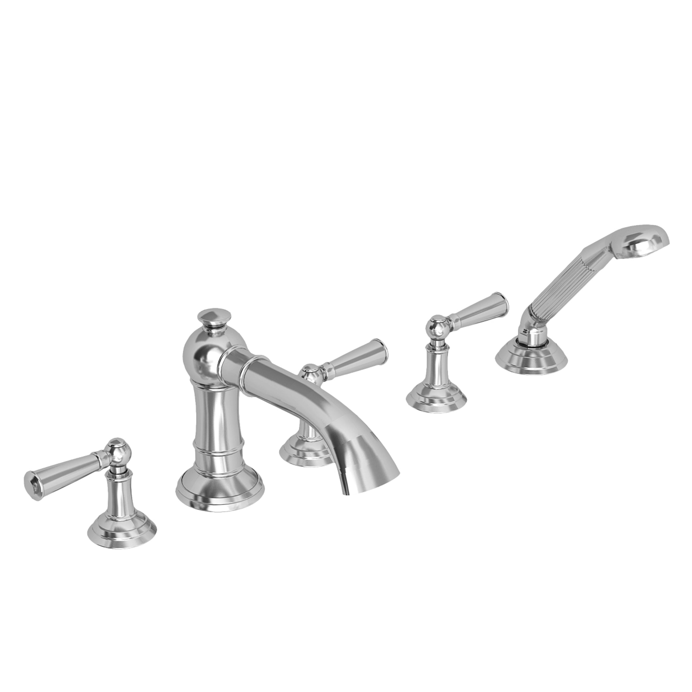 polished chrome tub faucet