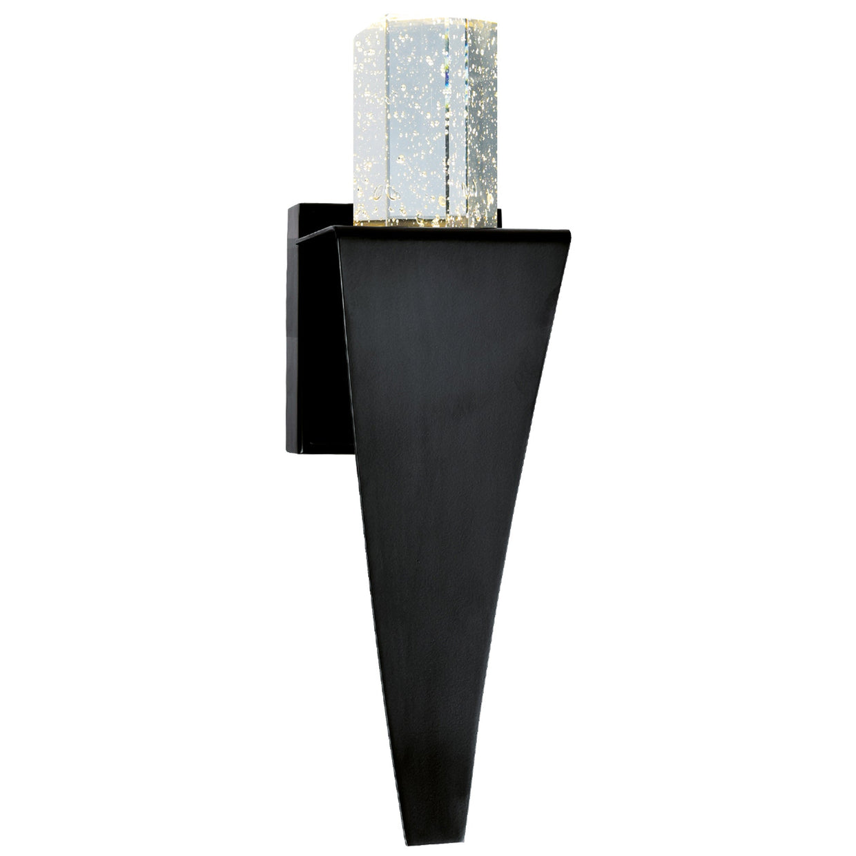 black wall light