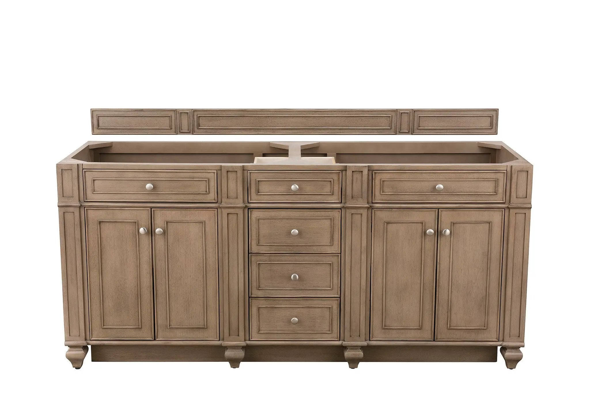 James Martin Bristol 72" Double Vanity Set - Whitewashed Walnut by James Martin Vanities