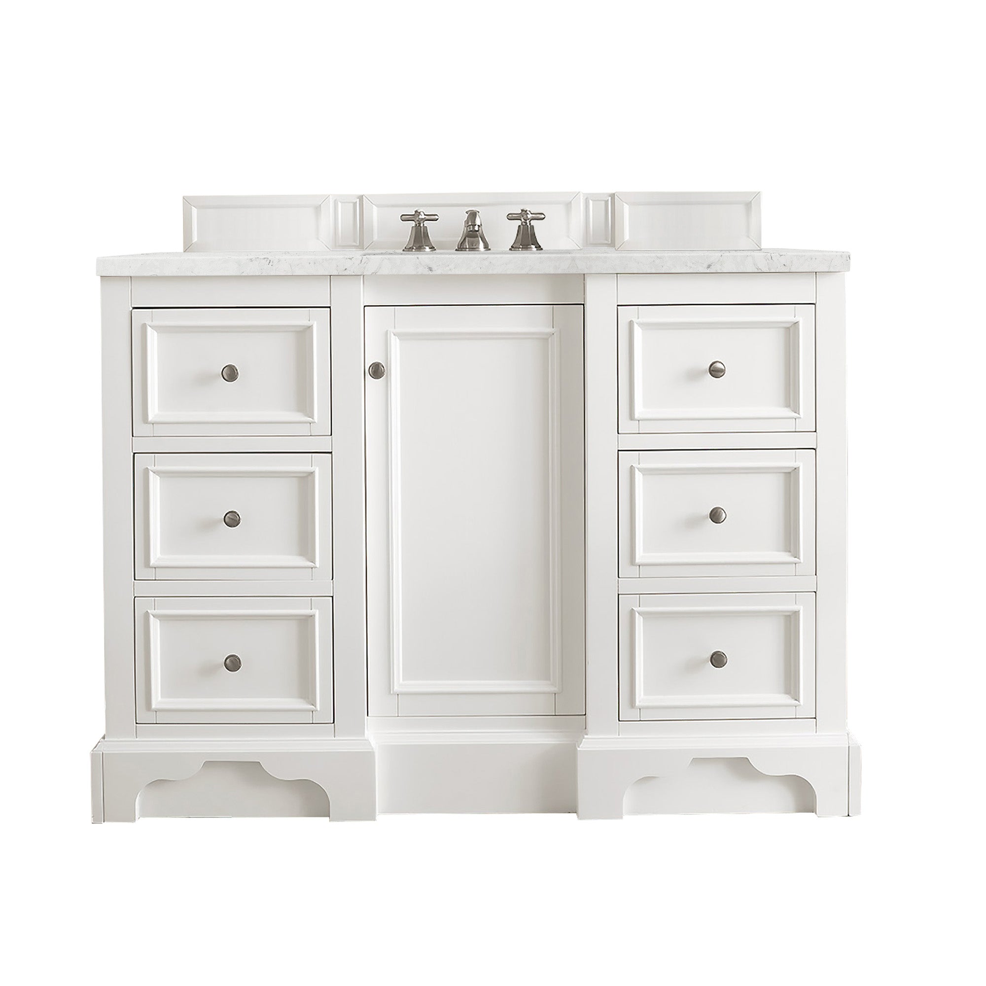 James Martin Vanities De Soto 48" Single Vanity - Bright White
