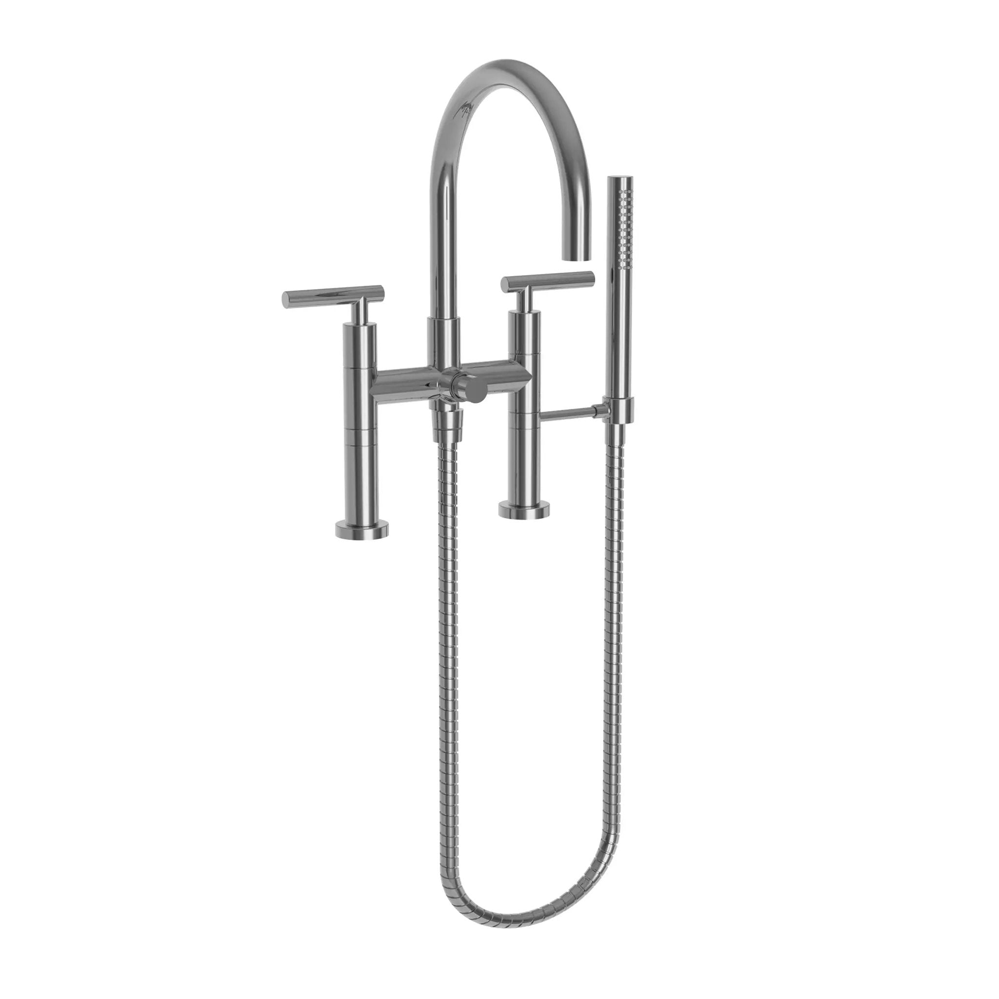 Newport Brass East Linear Exposed Tub & Hand Shower Set - Deck Mount by Newport Brass