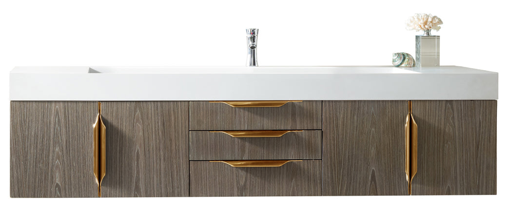 ash gray vanity