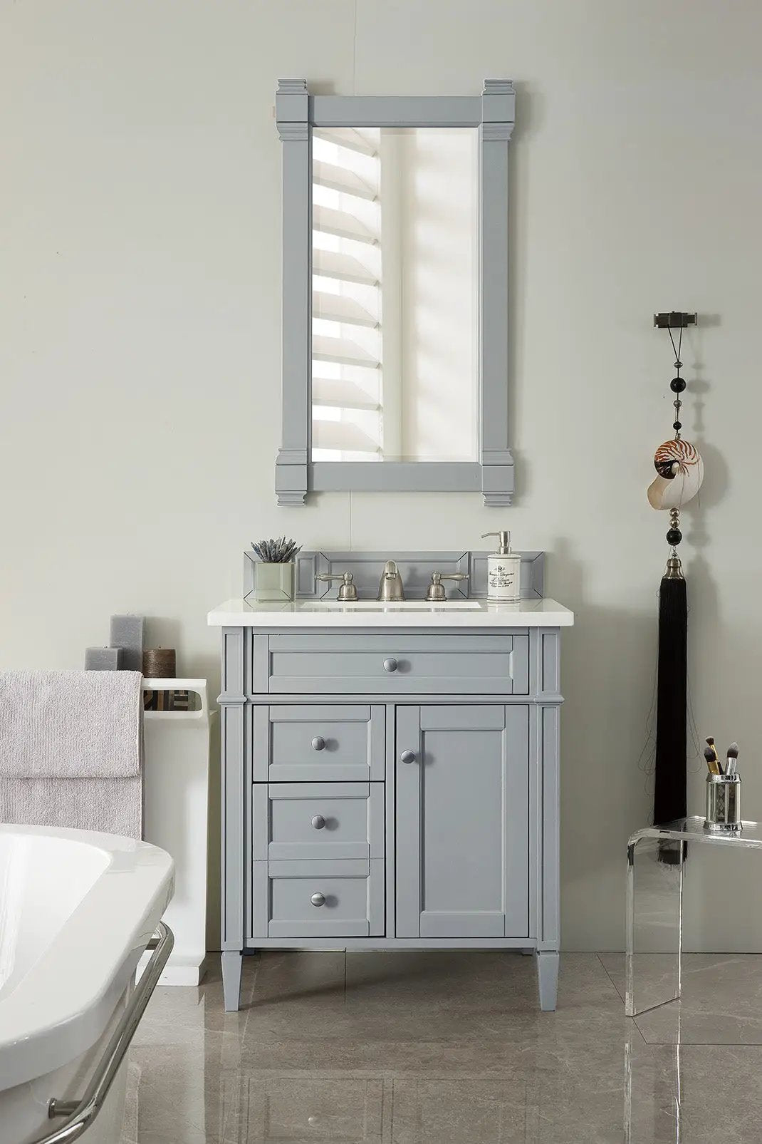 urban gray vanity