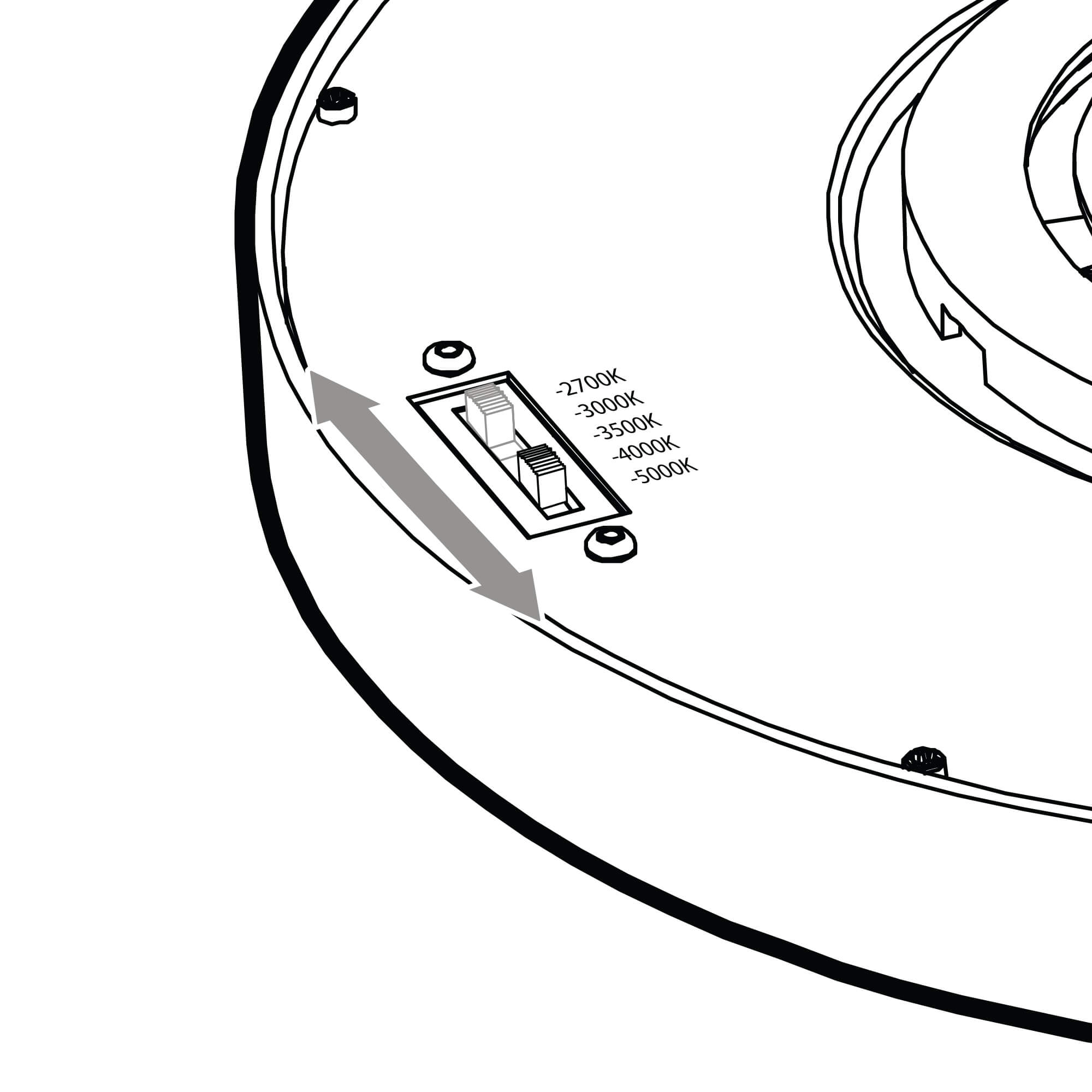 satin nickel led
