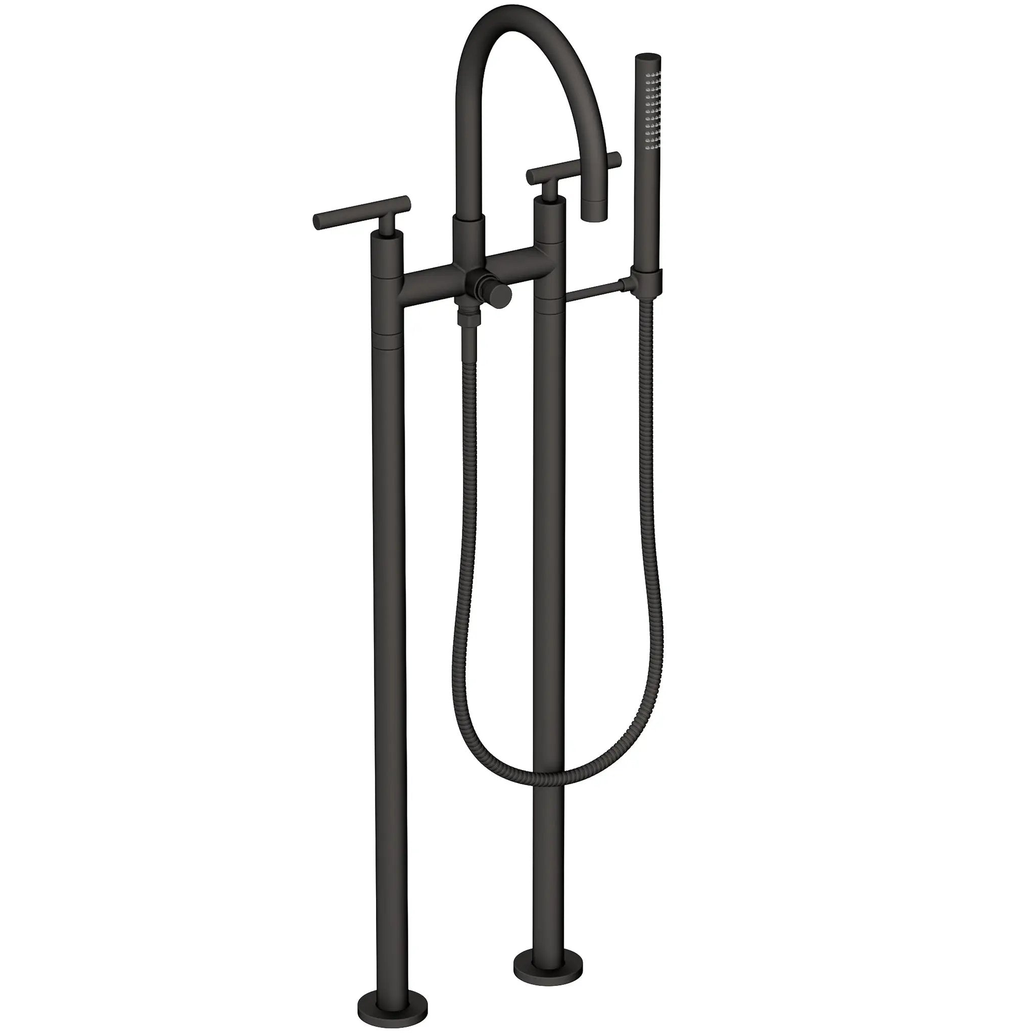 Newport Brass East Linear Exposed Tub & Hand Shower Set w/Risers by Newport Brass