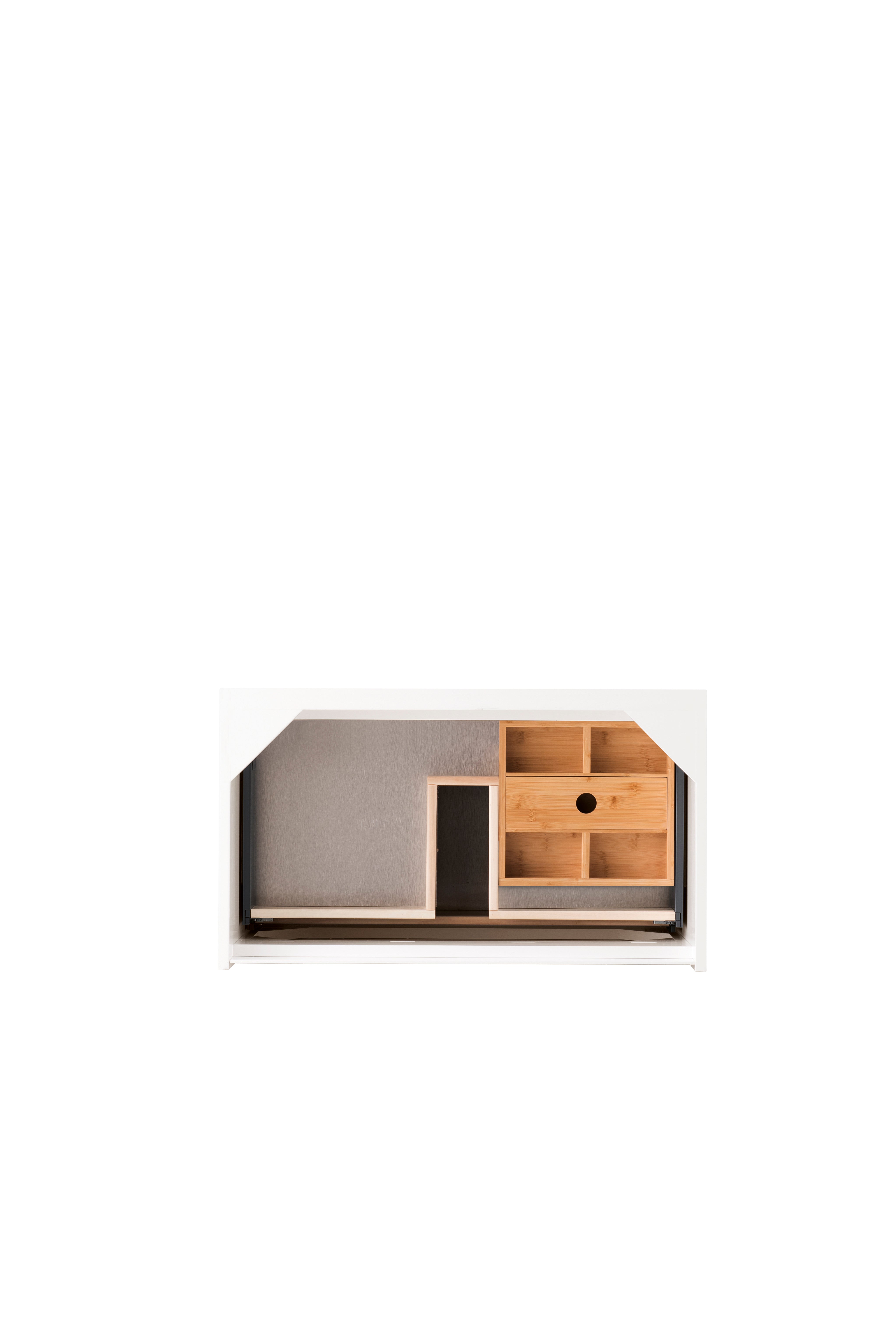 charcoal black composite stone top Vanity