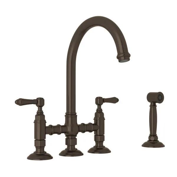 Rohl San Julio Bridge Kitchen Faucet with Side Spray by Rohl