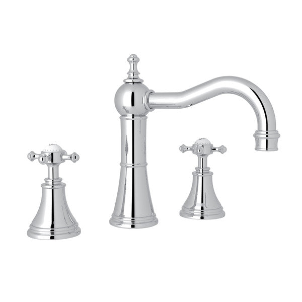 polished chrome bathroom faucet