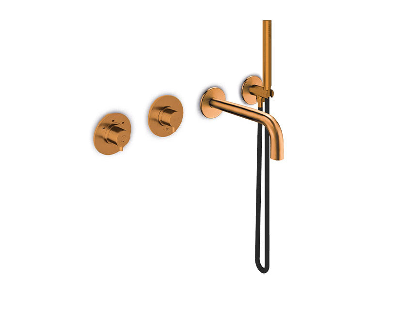 JEE-O Slimline Bath Combination 01 Stainless Steel with Thermostat