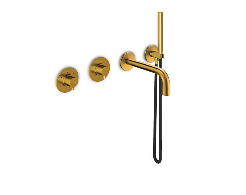 JEE-O Slimline Bath Combination 01 Stainless Steel with Thermostat