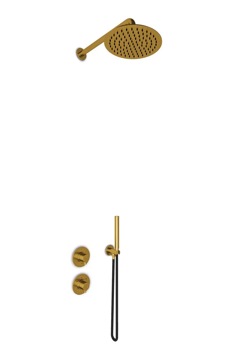 JEE-O Slimline Shower Set 01 Stainless Steel by Jee-O