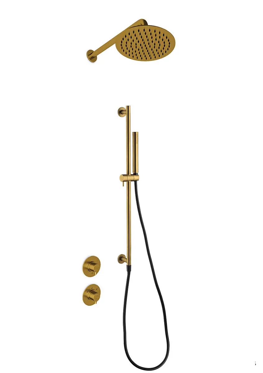 JEE-O Slimline Shower Set 04 Stainless Steel by Jee-O