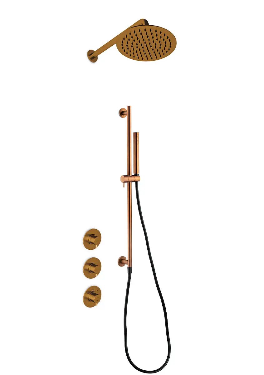 JEE-O Slimline Shower Set 05 Stainless Steel by Jee-O