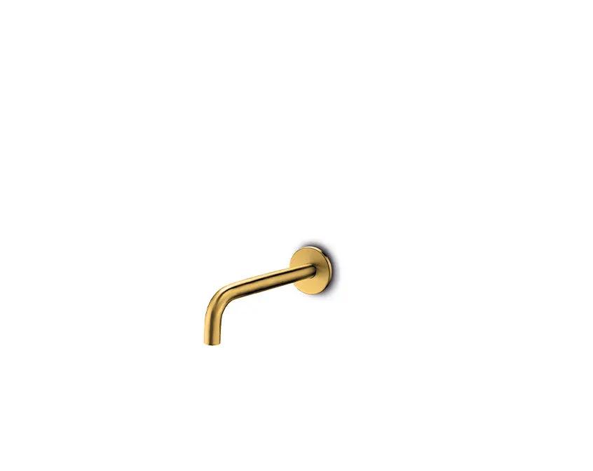 JEE-O Slimline Spout 90 Long Wall Mounted Spout Stainless Steel for Basin or Bath by Jee-O